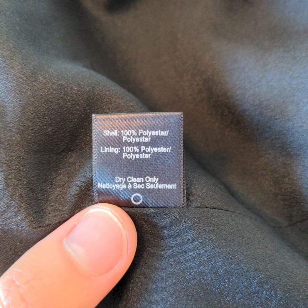Dress The Population Plunge Kennedy Illusions Mini Dress Sz S Black Cocktail - Picture 11 of 11